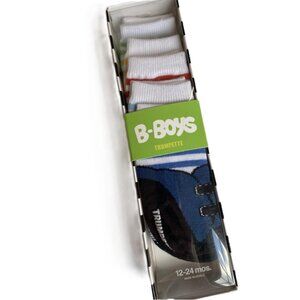 3/$15 | NIB Trumpet Baby Socks 12-24 Set of 5 with Grippers
